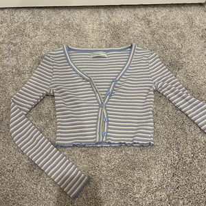 Fun colored cropped long sleeve- Urban Outfitters